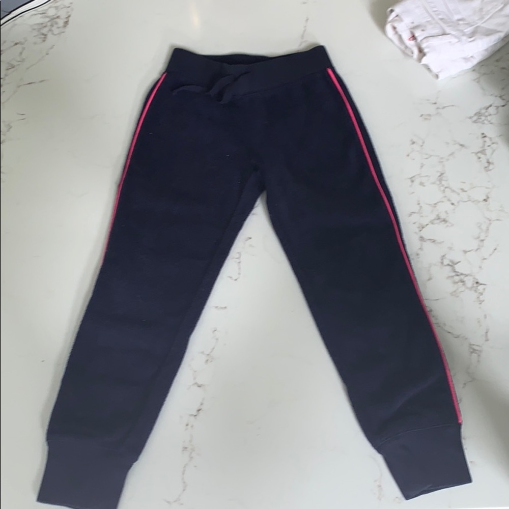Gap kids girl fleece navy sweatpants